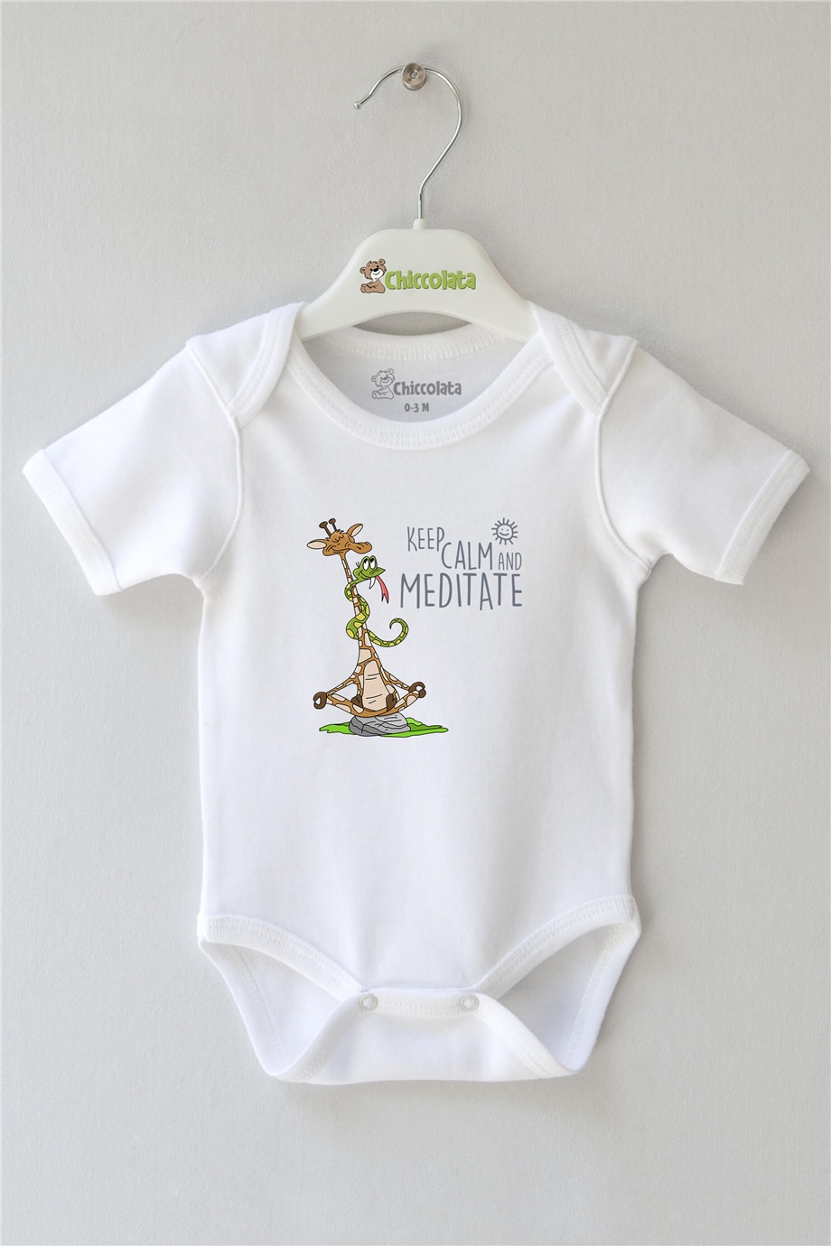 Keep Calm and Meditate Bebek Body