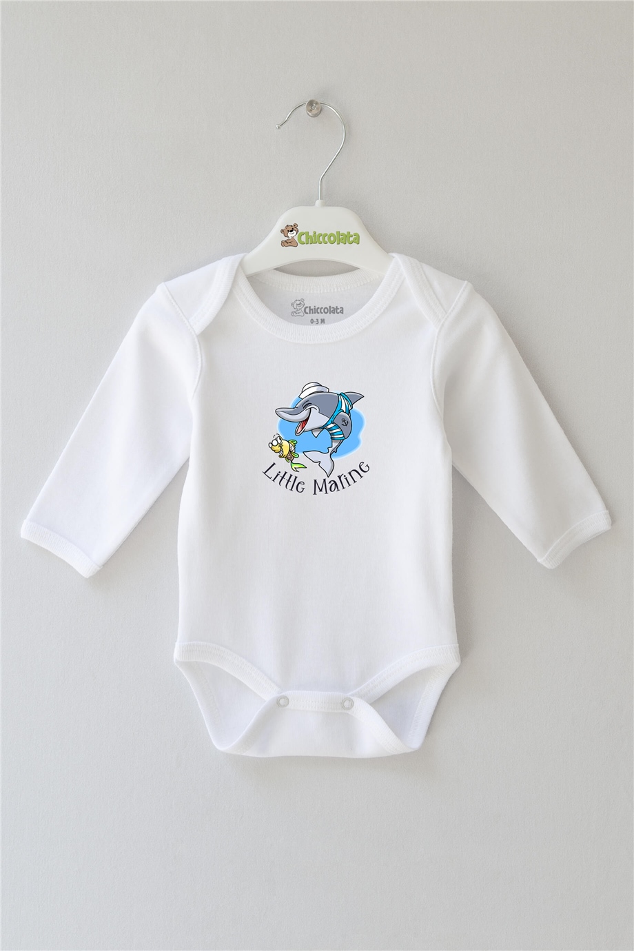 Little Marine Uzun Kollu Bebek Body