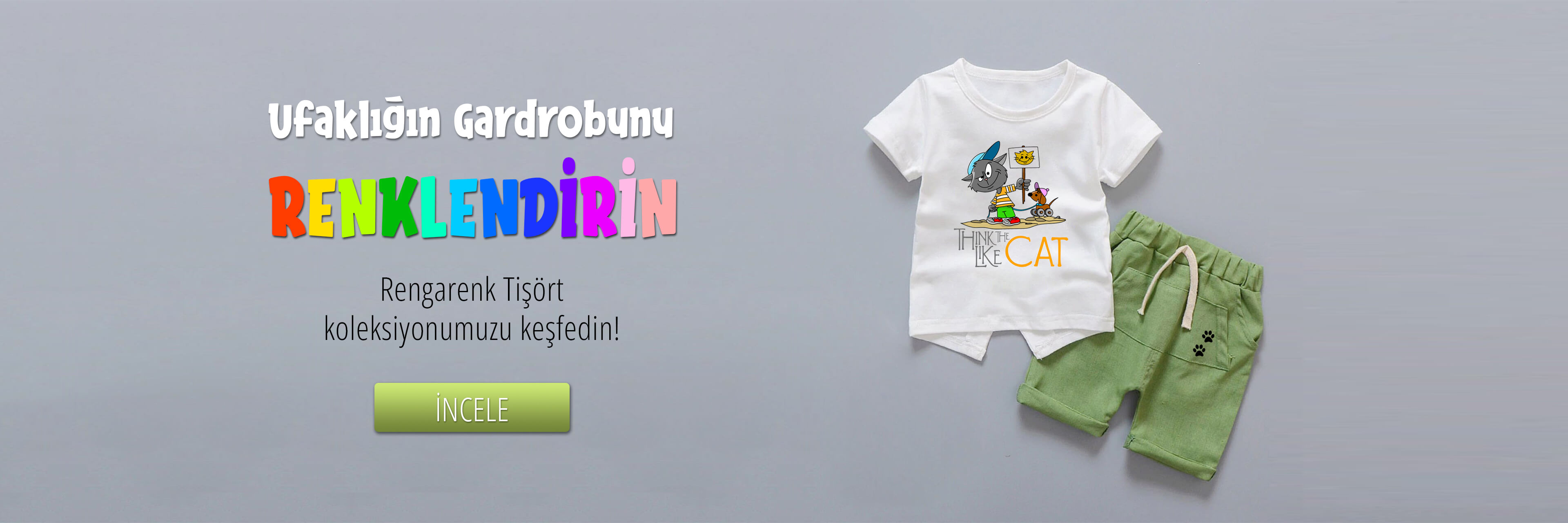 %100 Organik Pamuklu Çocuk Tişört