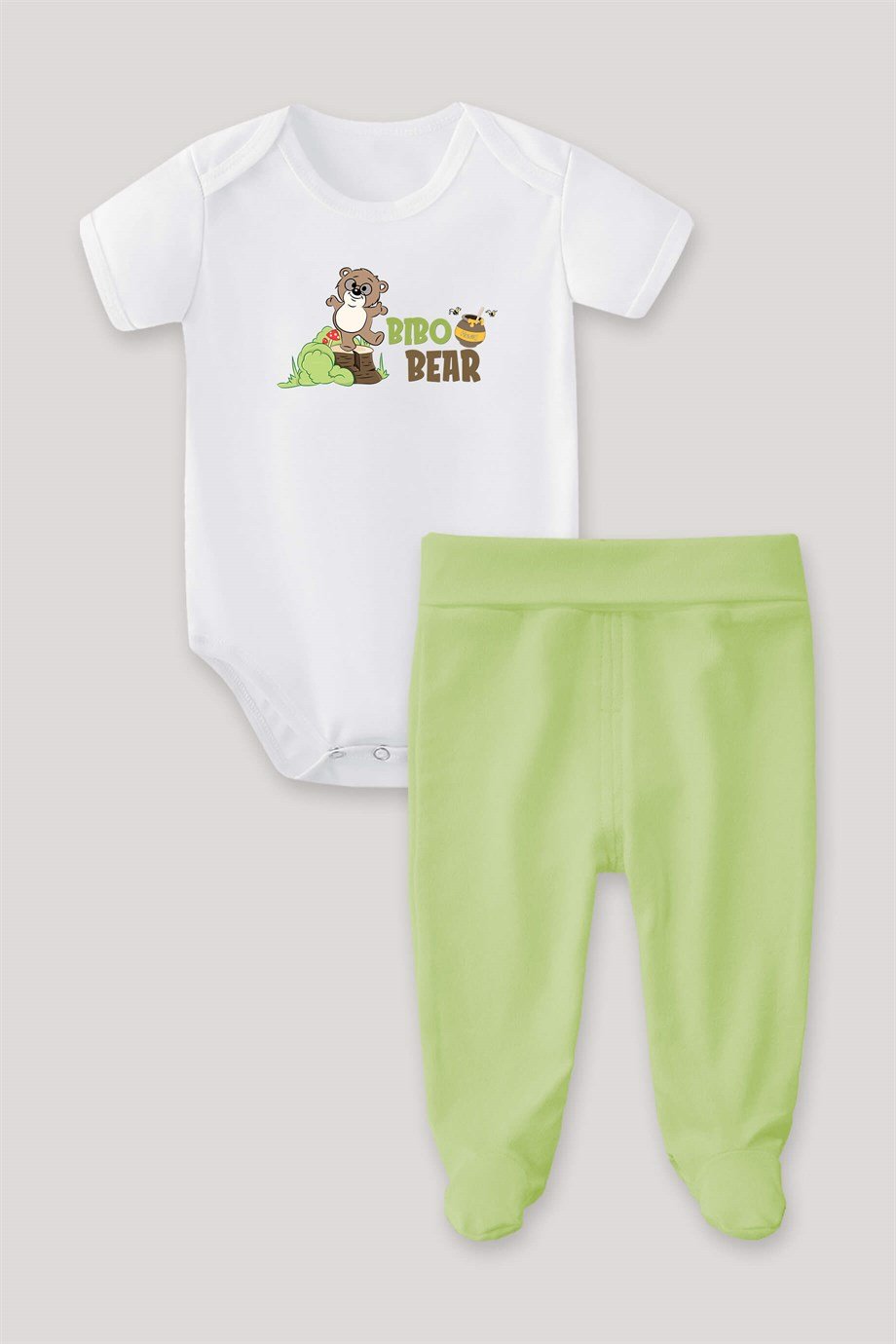 Bibo in the Forest Bebek Body Patikli Alt Üst Takım
