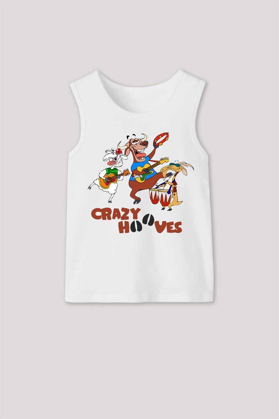 Crazy Hooves Kolsuz Tişört