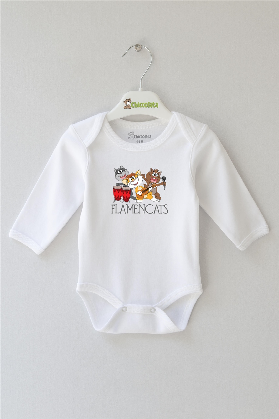 Flamencats Uzun Kollu Bebek Body