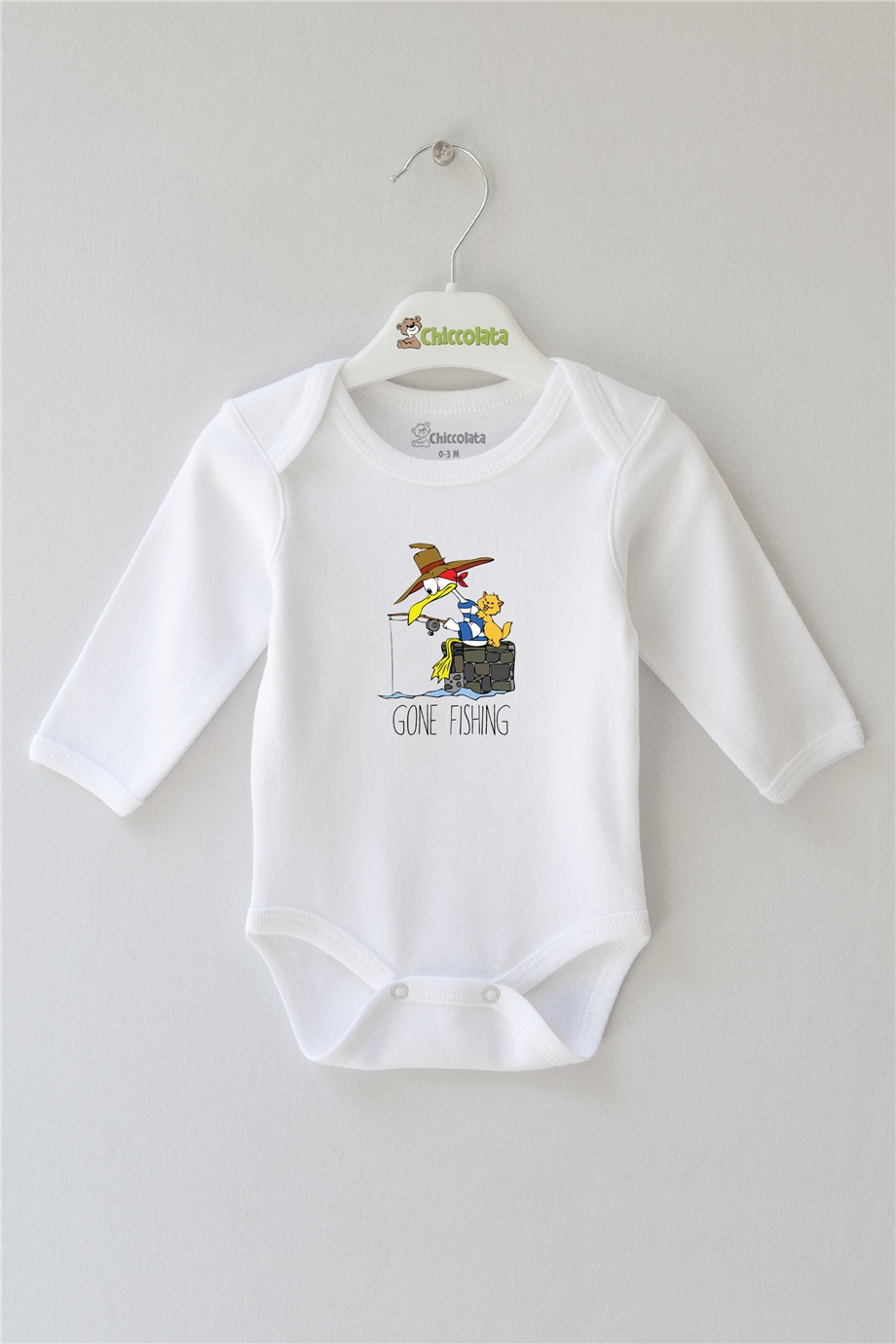 Gone Fishing Uzun Kollu Bebek Body