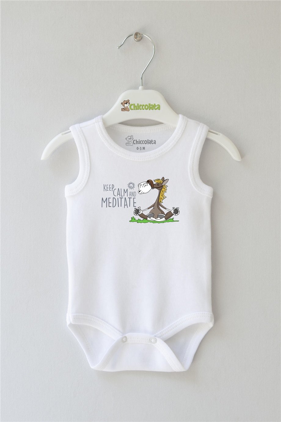 Keep Calm and Meditate Kolsuz Bebek Body