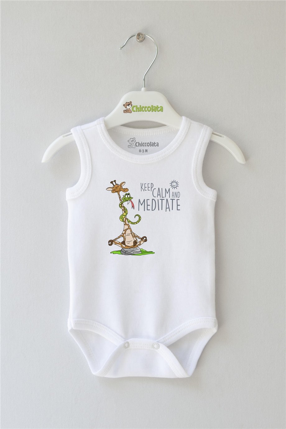 Keep Calm and Meditate Kolsuz Bebek Body
