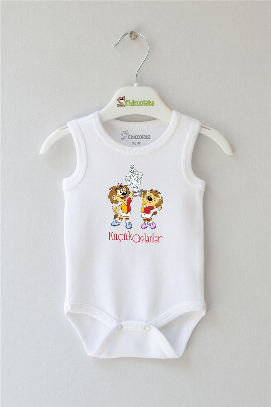 Küçük Aslanlar Kolsuz Bebek Body