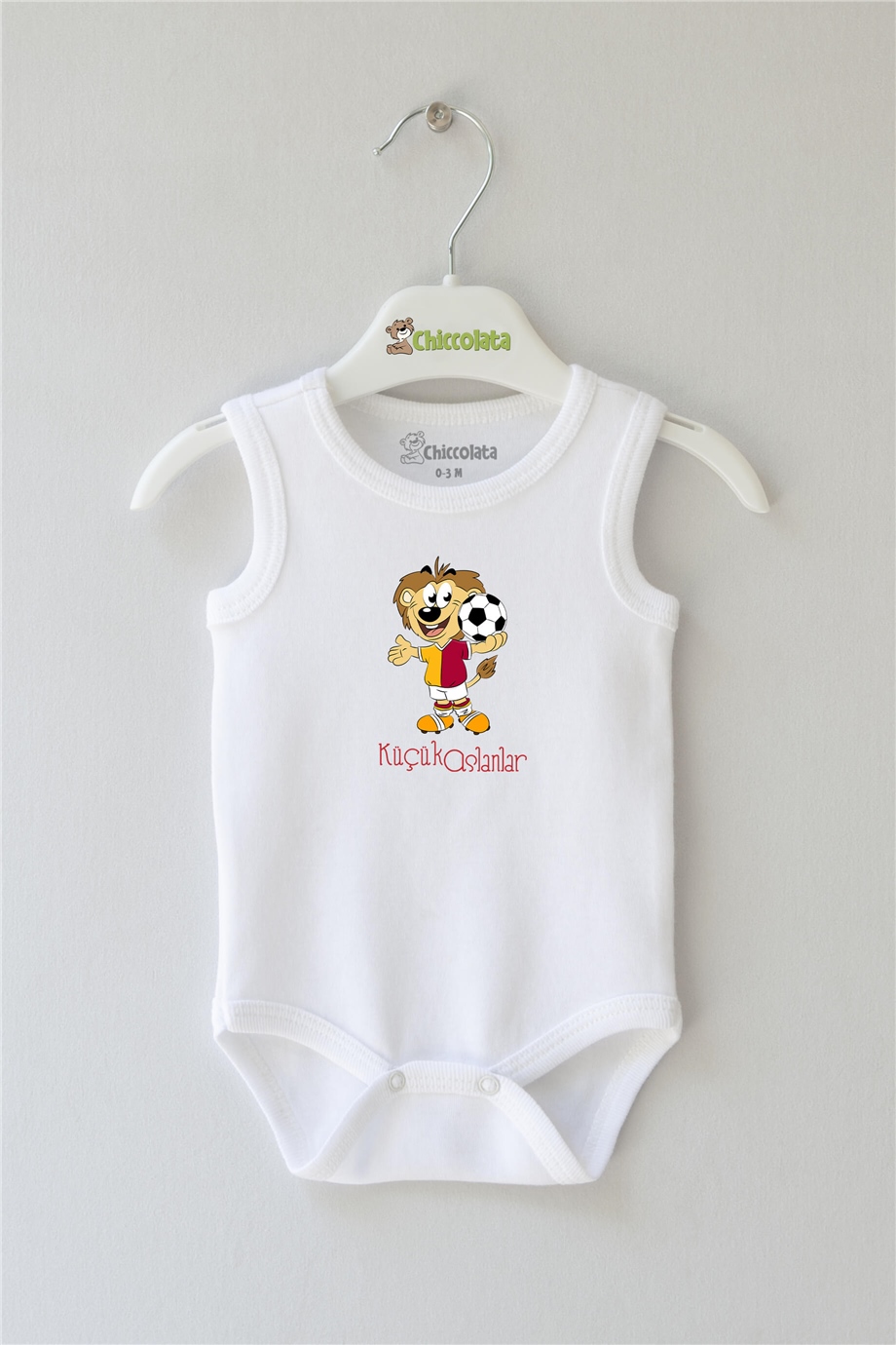 Küçük Aslanlar Kolsuz Bebek Body