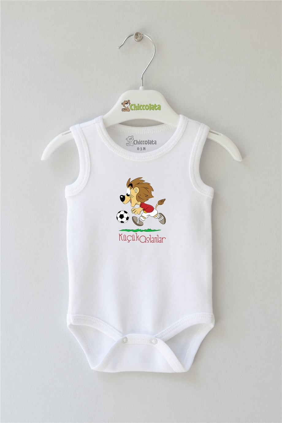 Küçük Aslanlar Kolsuz Bebek Body