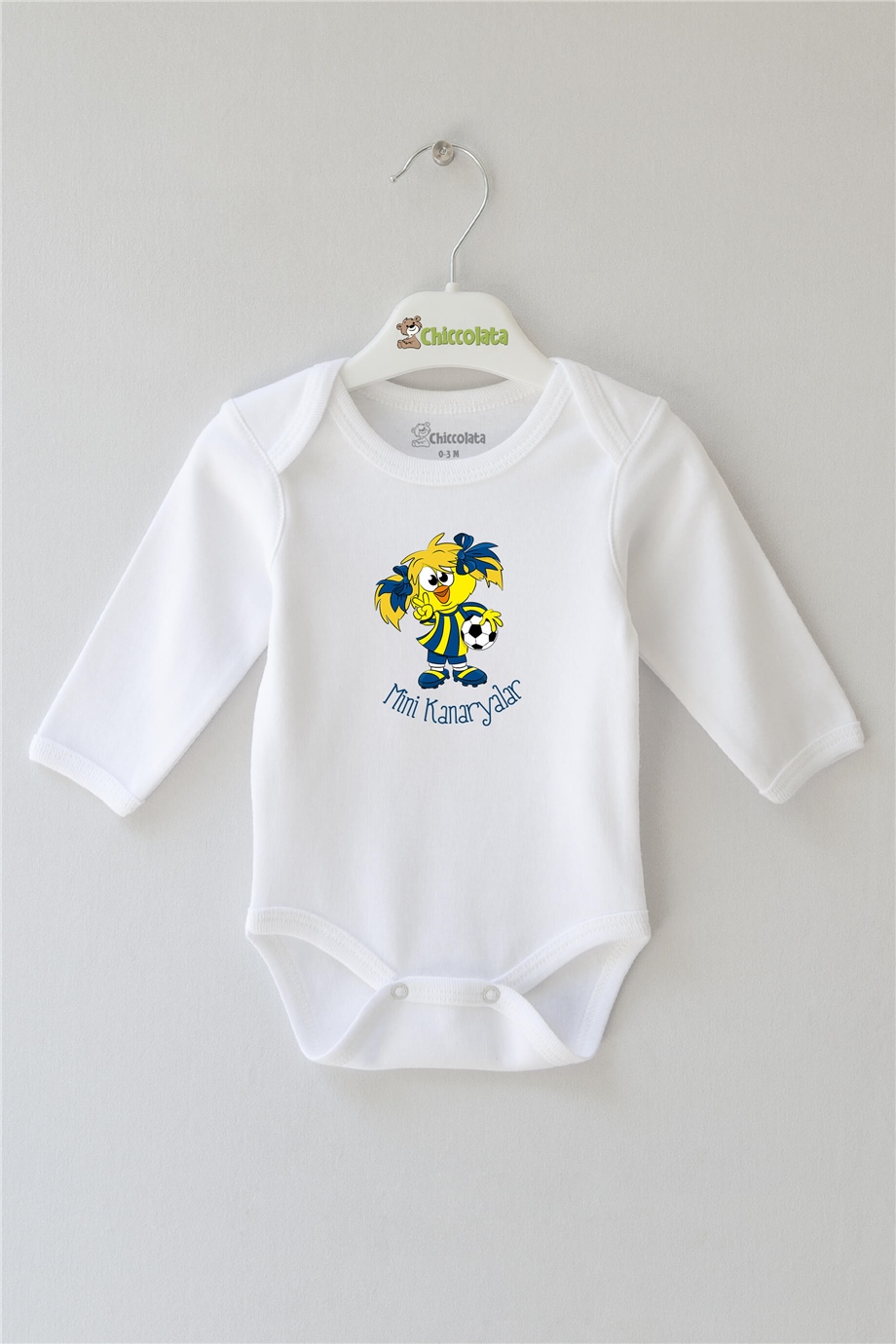 Mini Kanaryalar Uzun Kollu Bebek Body