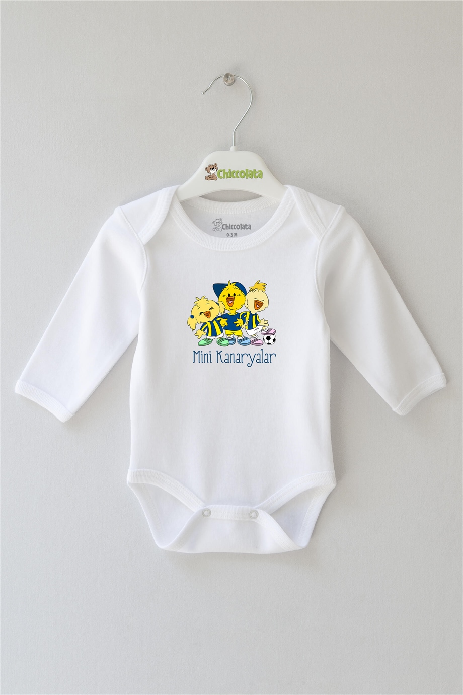 Mini Kanaryalar Uzun Kollu Bebek Body