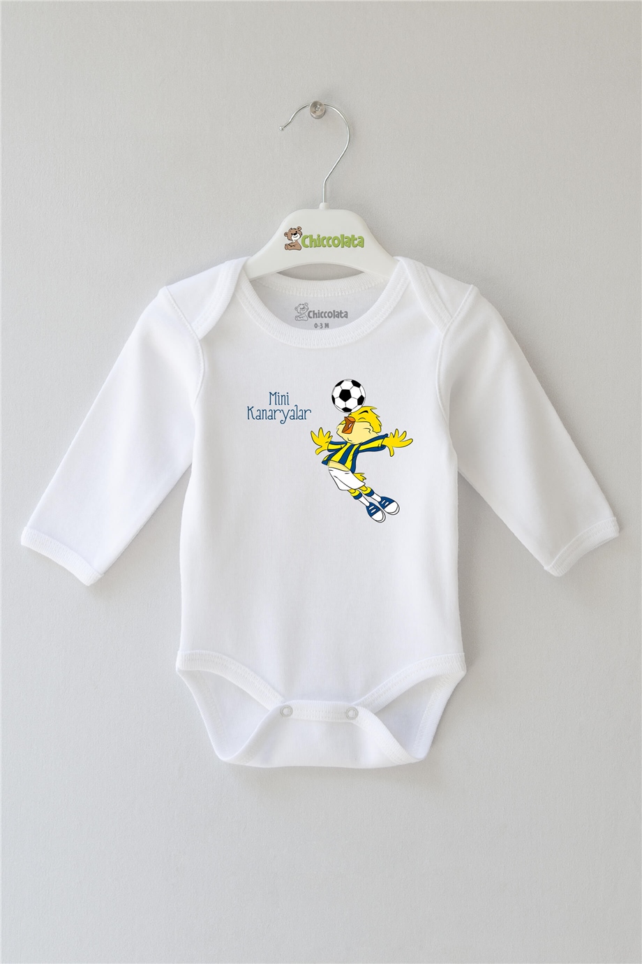 Mini Kanaryalar Uzun Kollu Bebek Body