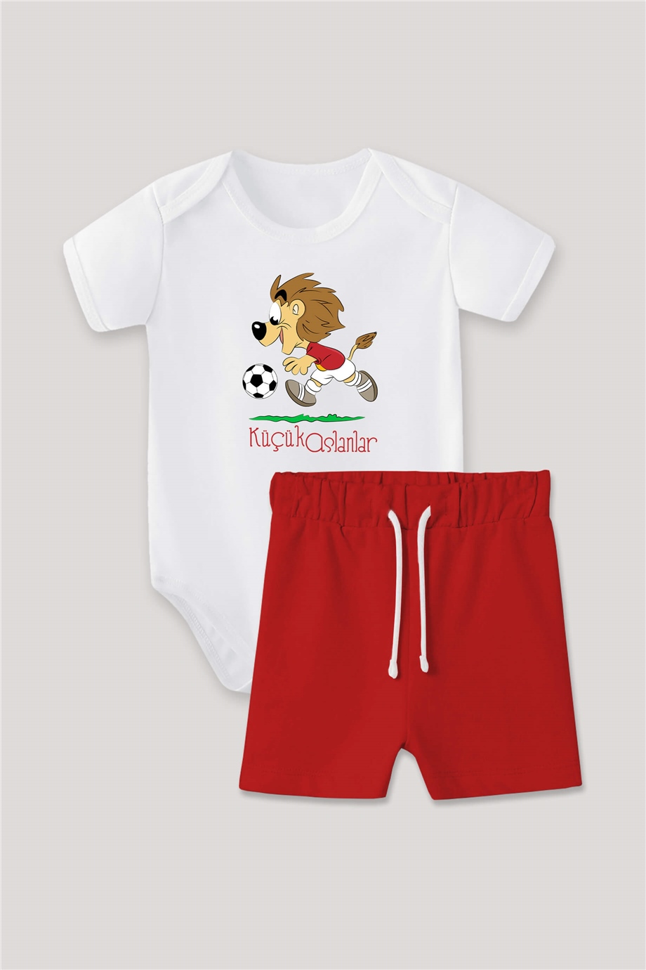Minik Aslanlar Bebek Body Takım