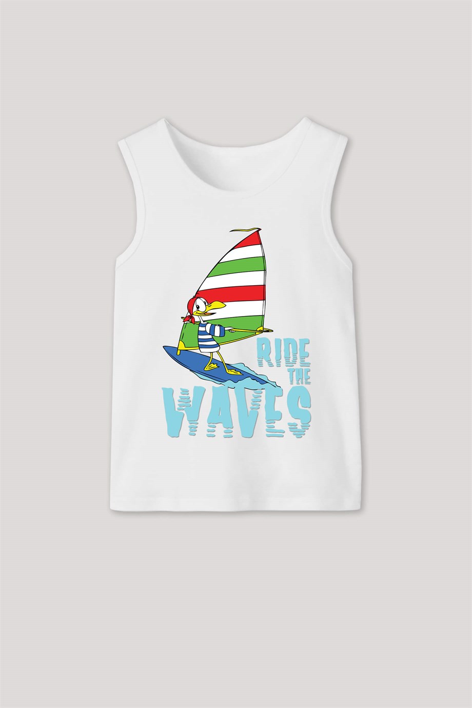 Ride the Waves Kolsuz Tişört