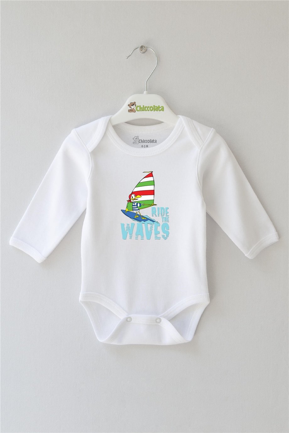 Ride The Waves Uzun Kollu Bebek Body