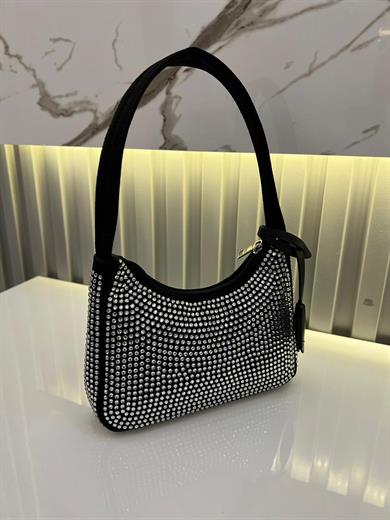 AMARA SİYAH SATEN KADIN ÇANTA