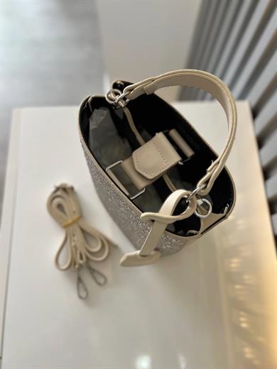 DİAMOND TAŞLİ ÇANTA BEJ RENK