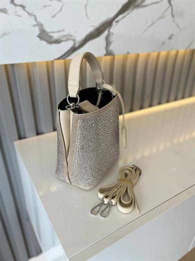 DİAMOND TAŞLİ ÇANTA BEJ RENK