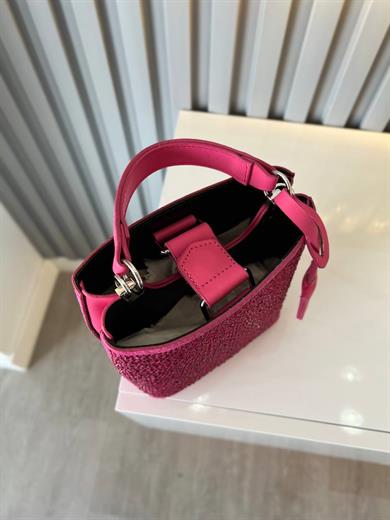 DİAMOND TAŞLİ ÇANTA FUŞYA   RENK