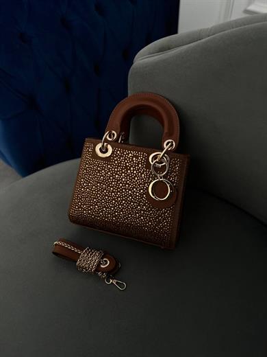 DİAMOND TAŞLİ ÇANTA TABA RENK