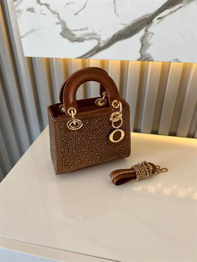 DİAMOND TAŞLİ ÇANTA TABA RENK