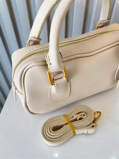 FERO KREM MAT KADIN ÇANTA.