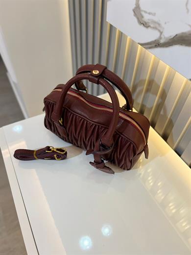 LUXE  BORDO MAT KADIN ÇANTA