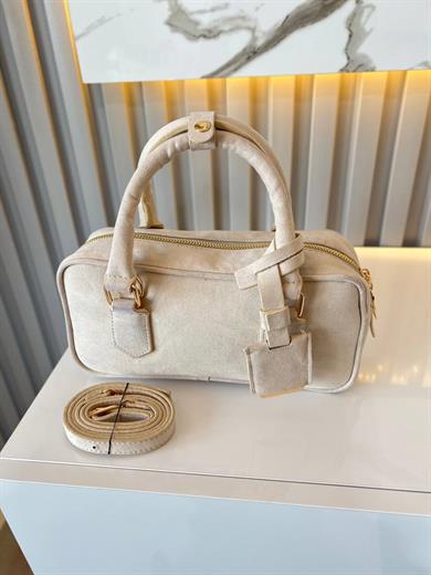 LUXE BEJ SÜET KADIN ÇANTA
