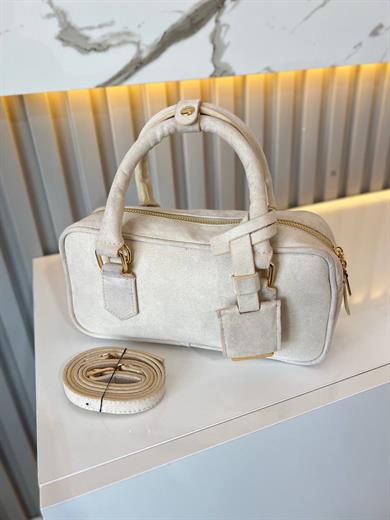 LUXE BEJ SÜET KADIN ÇANTA