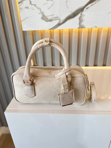 LUXE BEJ SÜET KADIN ÇANTA
