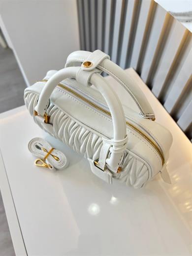 LUXE BEYAZ MAT KADIN ÇANTA