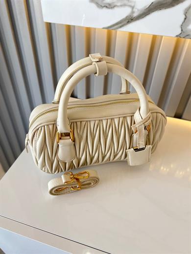 LUXE KREM MAT KADIN ÇANTA