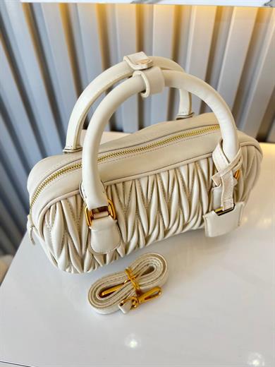 LUXE KREM MAT KADIN ÇANTA