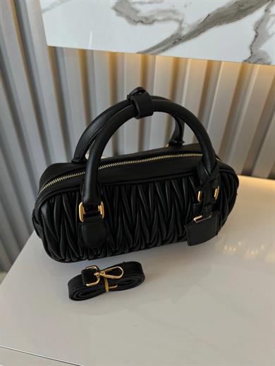LUXE SİYAH MAT KADIN ÇANTA
