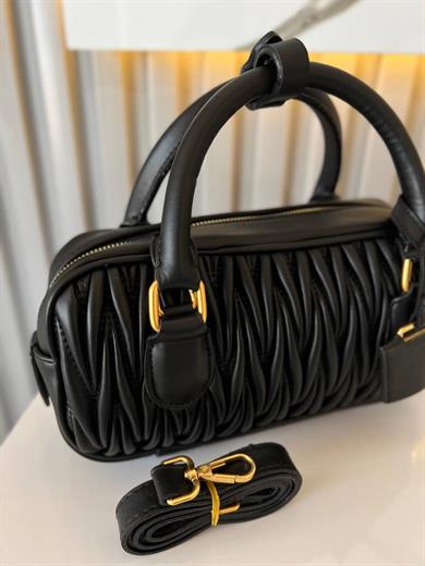 LUXE SİYAH MAT KADIN ÇANTA