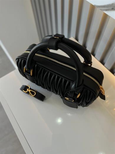 LUXE SİYAH MAT KADIN ÇANTA