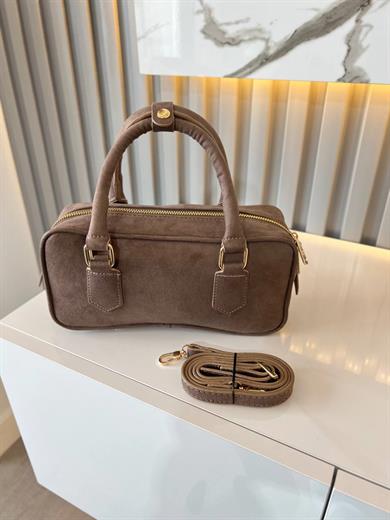 LUXE VİZON SÜET KADIN ÇANTA