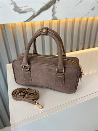 LUXE VİZON SÜET KADIN ÇANTA
