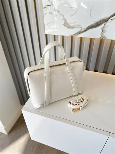 MAT BEYAZ KADIN ÇANTA