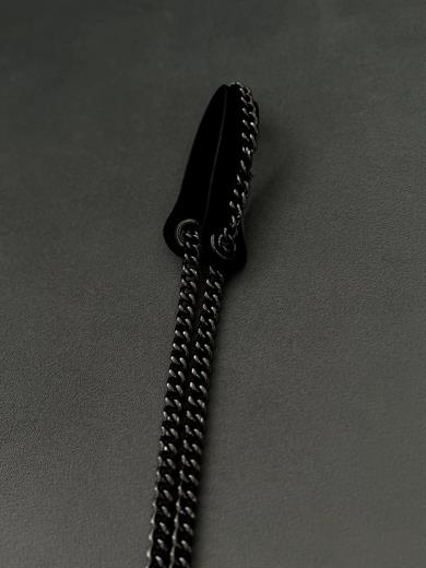 Mini Siyah Çanta – Mat Deri Zincir Askılı