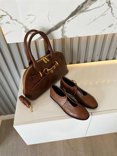 taba kadın ayakkabısı.ve kombin çanta 