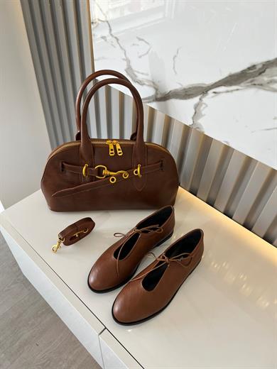 taba kadın ayakkabısı.ve kombin çanta 