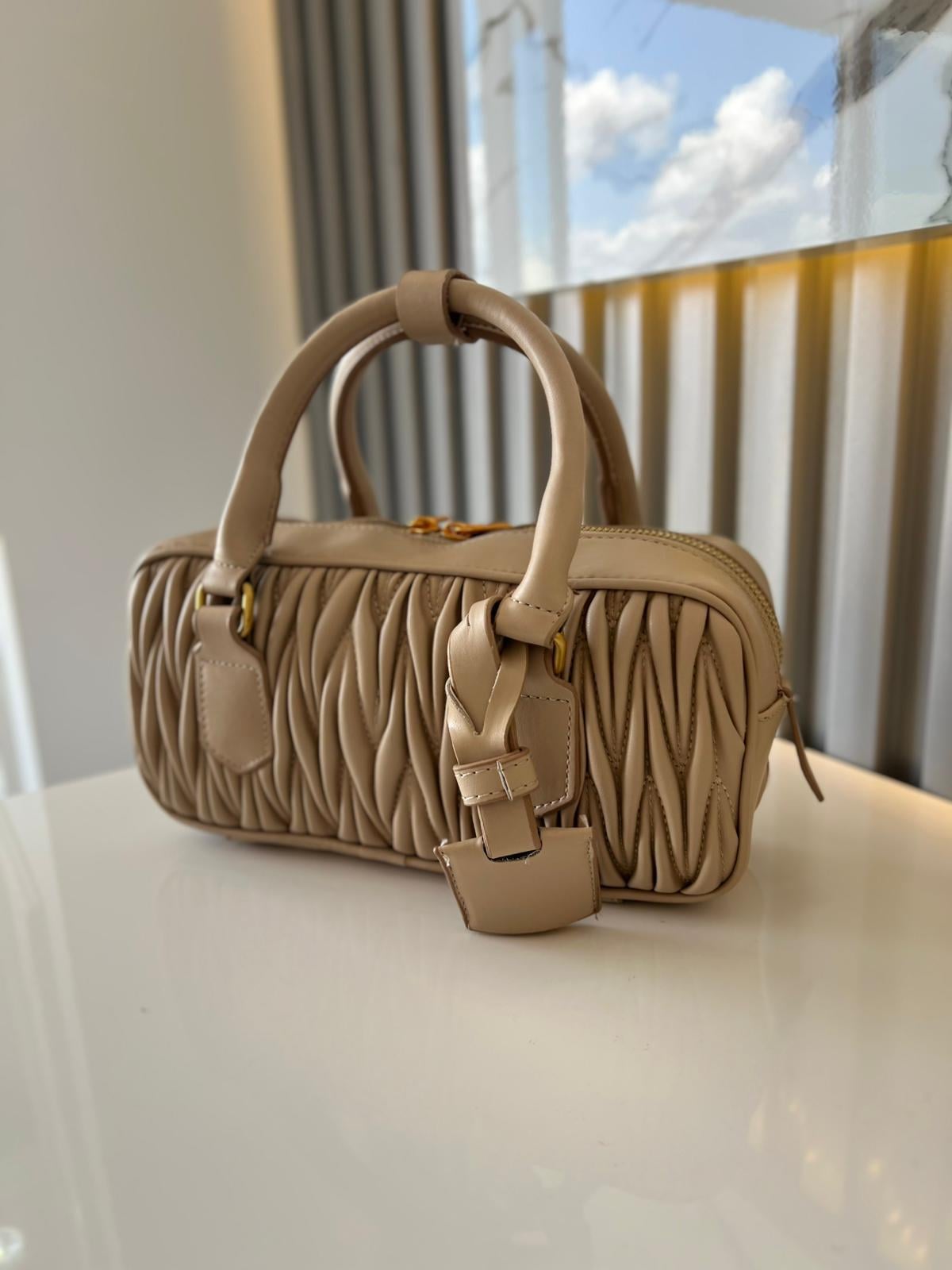 LUXE  VİZON  MAT KADIN ÇANTA