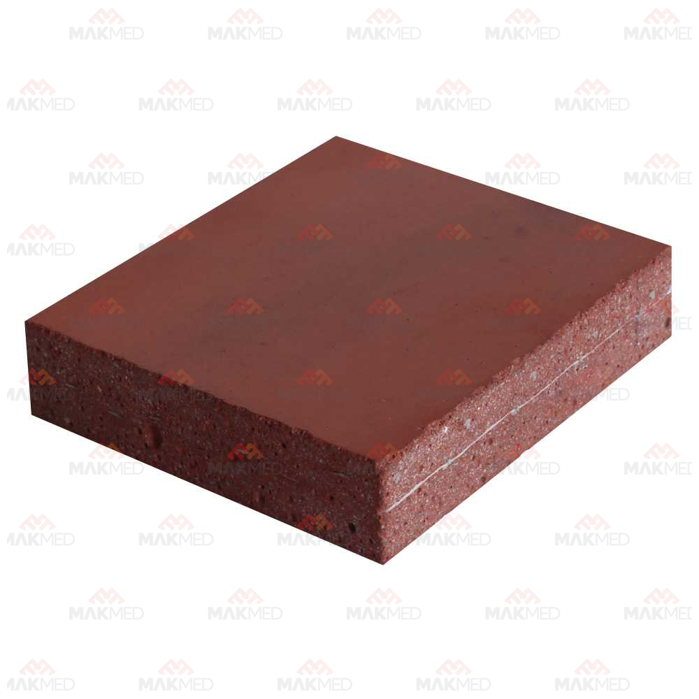Taş Kırmızı Desenli 618X920X15