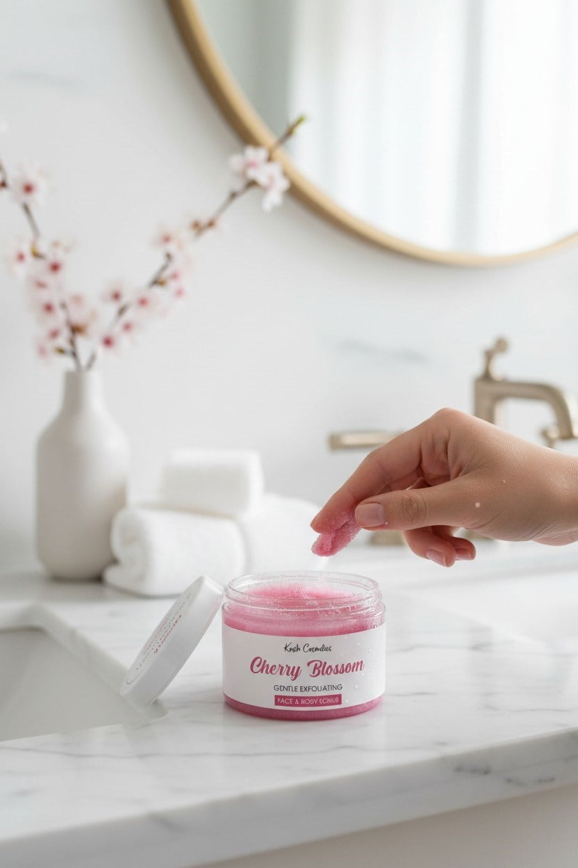 Besleyici Arındırıcı Nemlendirici Vücut Peelingi - KİRAZ ÇİÇEĞİ 135g