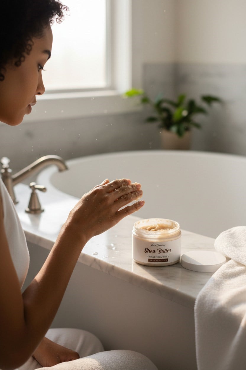 Besleyici Arındırıcı Nemlendirici Vücut Peelingi - SHEA YAĞI 135g