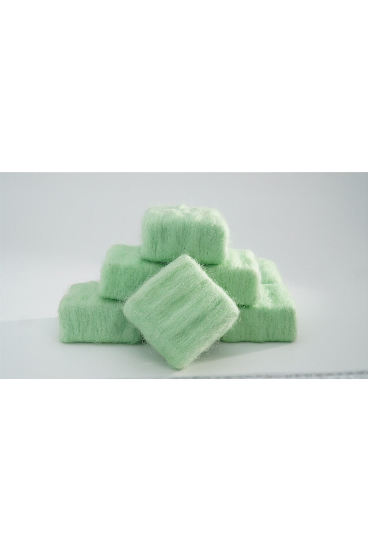 Keçeli Aloe Vera Sabun | El Yapımı Peeling Etkili Yün Kaplı Sabun | Cildi Arındırır ve Canlandırır