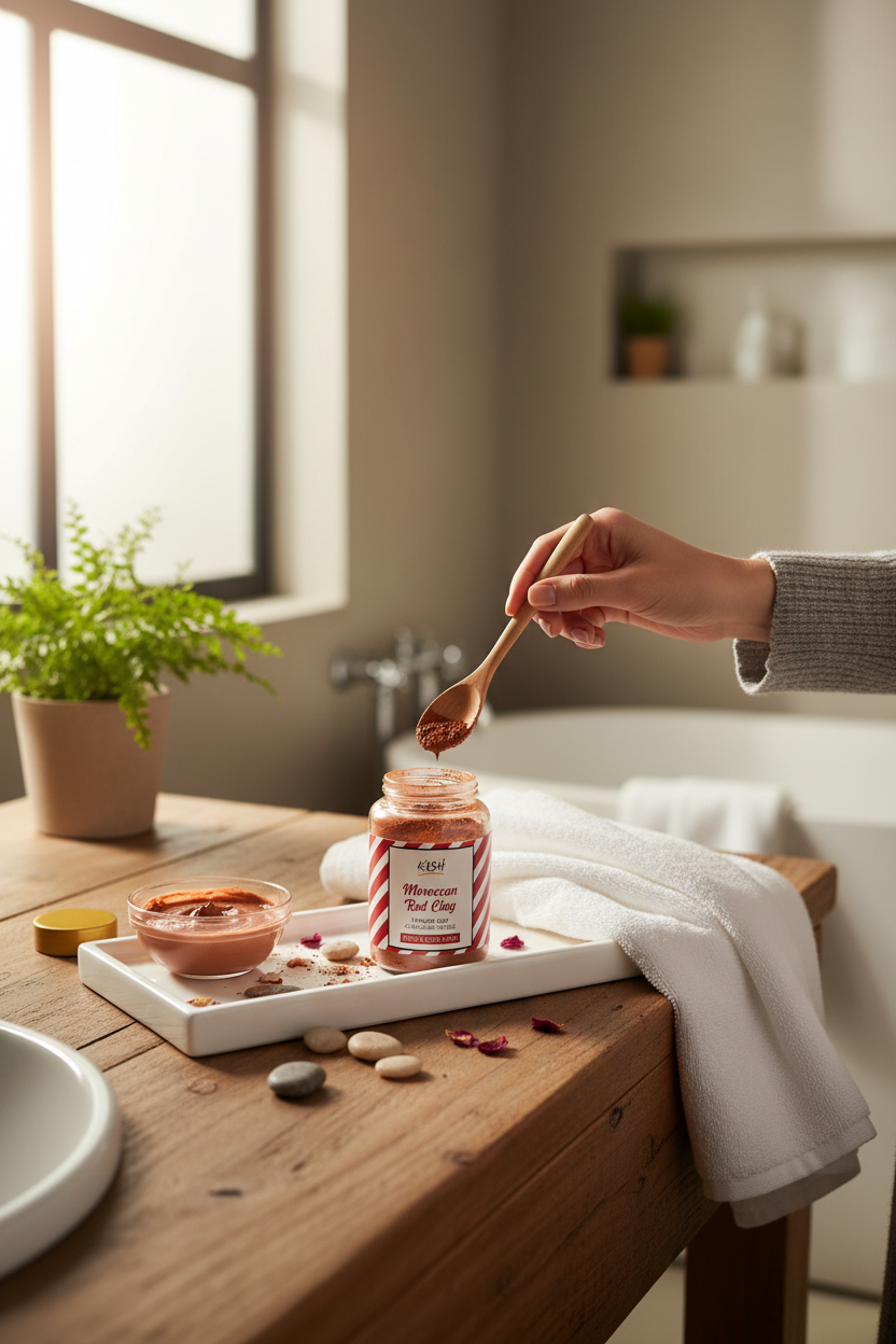 Moroccan Red Clay Mask - Kırmızı Kil Maskesi