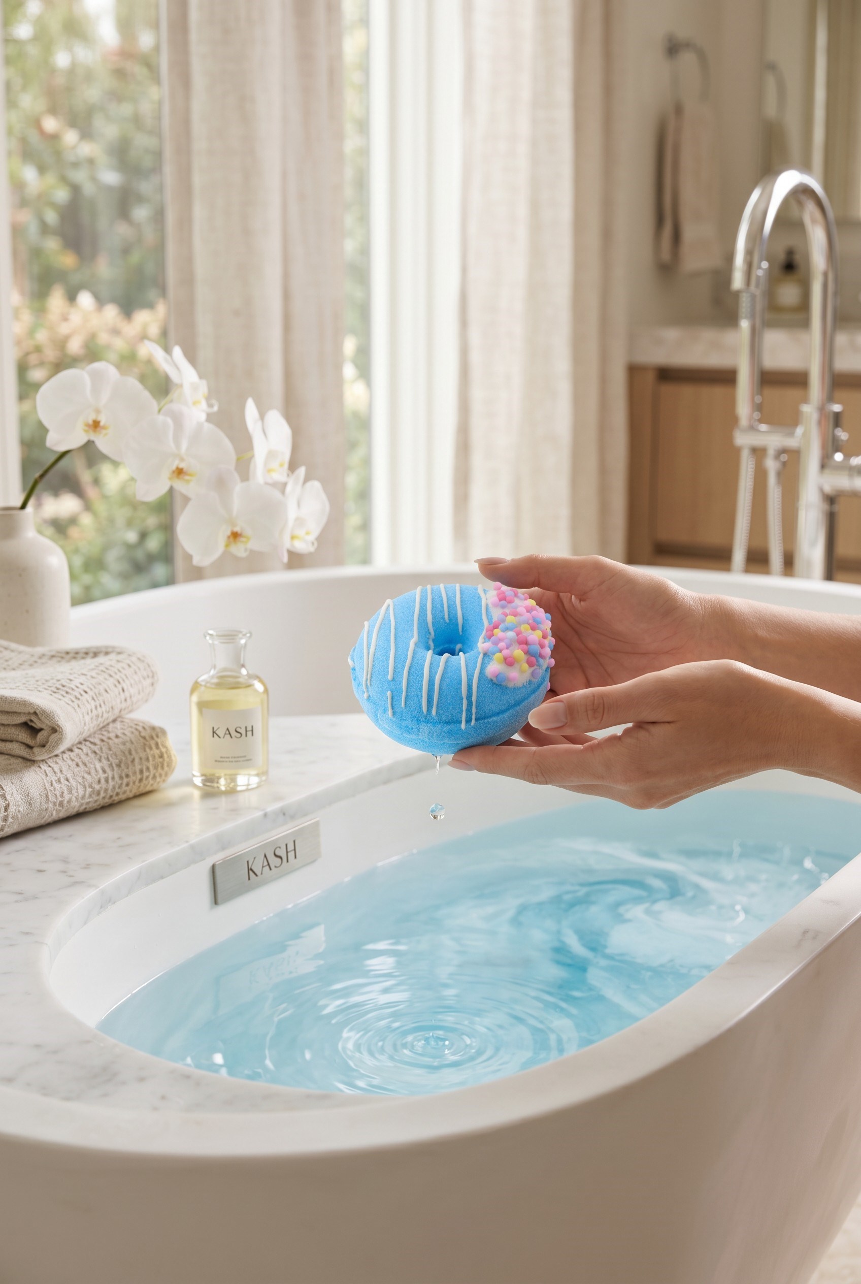 Okyanus Mineralli Donut Banyo Bombası – Canlandırıcı & Arındırıcı Banyo Topu