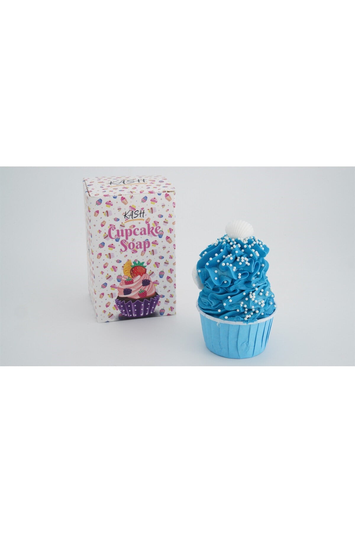 Şık El Yapımı Okyanus Cupcake Sabun | Doğal, Cilt Dostu ve Gerçekçi Tasarım