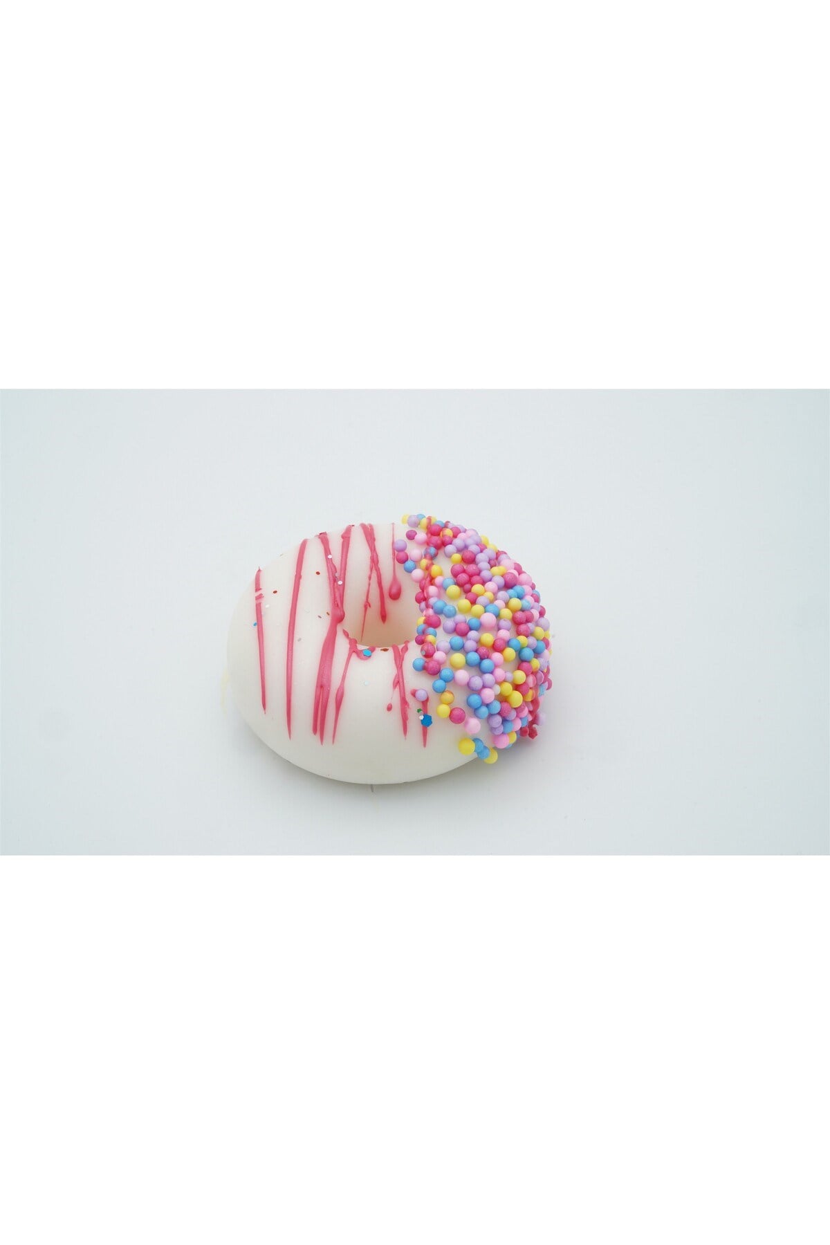 Vegan El Yapımı Doğal Hamam Donut Sabun | Cilt Dostu, Şık ve Eğlenceli Tasarım |